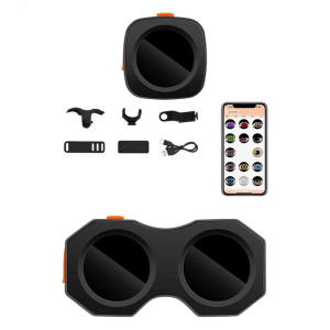 Customizable Motorcycle Demons Eye Tail Light With Programmable Modes For Bicycles Car Waterproof Design