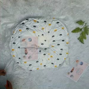 Gối chống Trào ngược có đai chống giật mình bảo vệ bé(tặng kèm gối lõm)