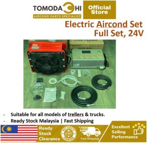 Tomodachi Truck Electric Aircond Set R134a 24V Complete Full Unit | Ready Stock Malaysia | Fast Shipping ||