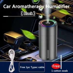 Smart Car Humidifier 300ml Cool Mist HumidifiersUSB Charging Mini Humidifier Personal Humidifier With Night Light 2 Mist Modes Quiet and Small Humidifier for Car Office DesktopTravel