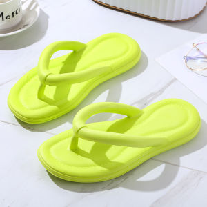 [Free Shipping] Eva Slippers Thick-Soled Slippers Thick-Soled Non-Slip Stylish For Indoor And Outdoor Wear Simple Flip-Flops