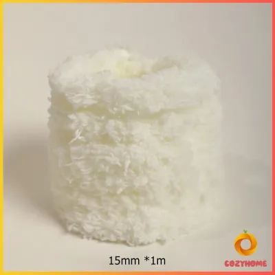 Cozy DIY ลวดไหมพรมขนหยิก ไหมพรมขนสัตว์ แบบหนาพิเศษ ทำของเล่น ทำพวงกุญแจ wool stick