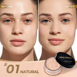 SACE LADY 2 Pcs Matte Loose Powder Oil Control Setting Powder Waterproof Lightweight Face Makeup
