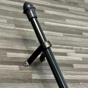 LUXU Curtain Rod Set Adjustable with Hook and Bracket Extendable Heavy Duty for Window 70-300 CM