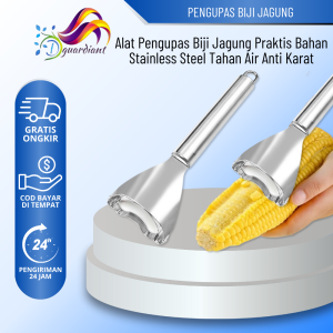 Alat Pengupas Biji Jagung Praktis Bahan Stainless Steel Tahan Air Anti Karat
