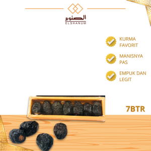 Kurma Ajwa Organik Castle Farm 7 butir Jumbo / OLEH OLEH HAJI DAN UMROH SHABANI STORE