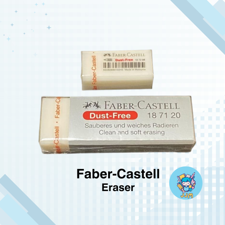 Faber Castell Goma De Borrar Dust-free Art Eraser Verde -20u- con