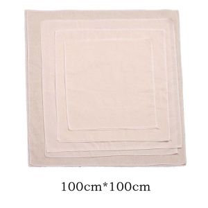 XUNJIE Square Absorbent Tofu Cheese Cotton Kitchen Filter Gauze Filter Cloth Steamer Mat Insulation Cover