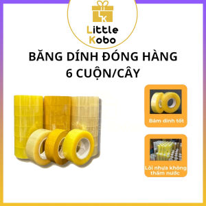 [Lõi Nhựa] Băng Keo Trong 200y 1kg8 200yard Lõi Nhựa 5 Ly Bao Va Đập Không Móp Méo 1.8kg OPP Xịn
