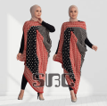 Dress batik sabrina kaftan wanita terbaru. 