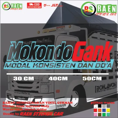 STICKER CUTTING MOKONDO STIKER VARIASI MOBILTRUCKPICKUP STIKER VINYL MUDAH DI PASANG TAHAN AIR TERLARIS