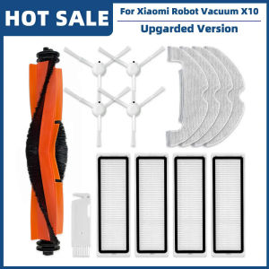 [X10 Accessories] Xiaomi Robot Vacuum X10   B102GL Replacement Spare Parts Accessories Main Brush Side Brush Hepa Filter Mop Cloth Dust Bag
