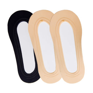 Einashop Women Ice Silk Invisible Socks Non Slip Anti Slip Thin Breathable No Show Boat Socks SG Ship