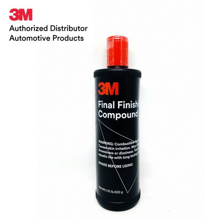 3M™ Final Finishing Compound, น้ำยาขัดเงาสีรถ 500 กรัม (ขั้นตอนเดียว