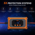 PowMr 15A MPPT Solar Charger Controller Supports 12~24V Battery Charging Connect Solar Panels For Quick Use Lcd Display Battery Protection. 