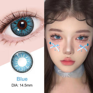 Magister Softlens Cosplay Manga Anime Naruto Halloween Lensa Kontak DIA 14.5MM Putih Hitam