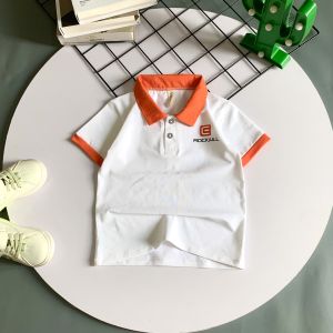 Áo thun cổ trụ phối bo cho bé mặc đi học đi chơi chất liệu thun cotton 100% co giản 4 chiều từ 11-37kg