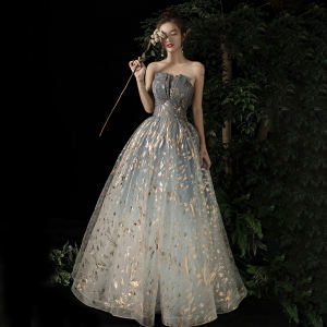 EAGLELY Evening Dress With Glitters 2025 Luxury Elegant Wedding Dinner Party Dress Long Noble Temperament Formal Ball Gown For Debut 18 Years Old Gown For Js Prom Night