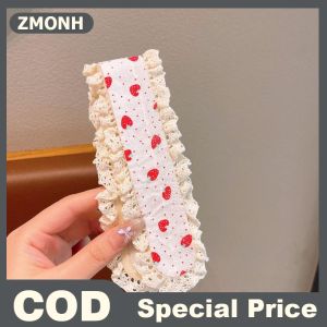 ZMONH Trẻ Em Cô Gái Bị Vỡ Tóc Bangs Hoa Sticker Velcro Headband Cô Gái Velcro Mũ Tóc Ban Nhạc Cho Rửa Mặt Tóc Phụ Kiện
