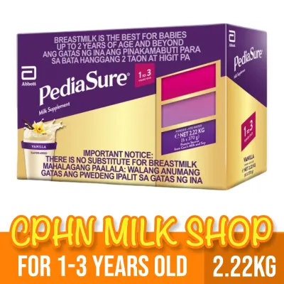 Pediasure Vanilla 2.22kg for 1-3 Years Old Milk Supplement