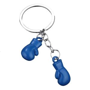 Độc đáo Găng tay đấm bốc Keychain mô phỏng thiết bị tập thể dục Mặt dây chuyền handmade Keyring cho nam nữ chìa khóa xe trang trí