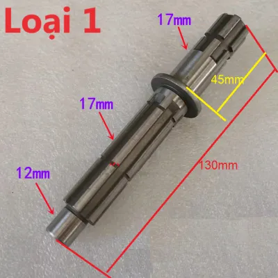 Trục nhông dài xe máy 110cc- trục có ngấn