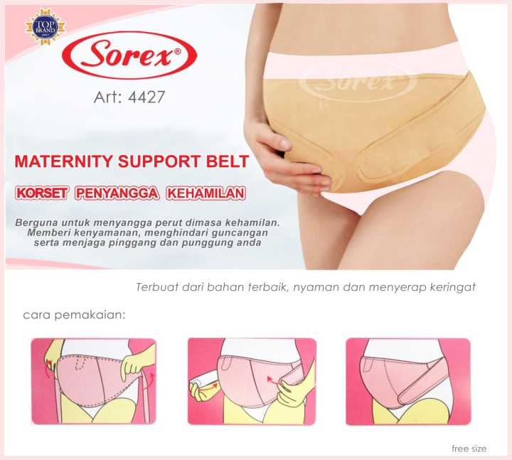 Korset Penyangga Perut Ibu Hamil Sorex / Korset Hamil Sorex 4427 / Stagen Maternity Corset Support Belt Corset Hamil / Perlengkapan Ibu Melahirkan