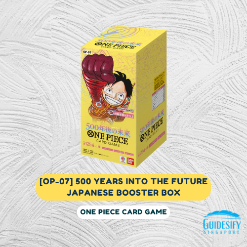 [Clear Tape Version] OP07 500 Years into the Future Japanese Booster Box One Piece Card Game
