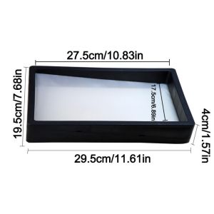 OKKFINE Nylon Mesh Aquarium Filter Screen Washable PVC Fish Tank Filter Tray Rigid Frame Filter Mesh Box Aquarium Filtration