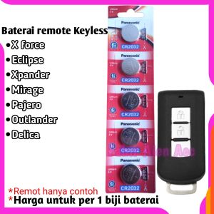 Baterai remote mobil Mitsubishi XPANDER ECLIPSE Batre remot keyless DELICA