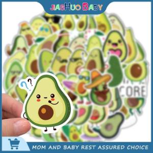 JiaShuo Baby Toy 50Pcs Cartoon Avocado Stickers Guitar Suitcase Laptop Helmet Graffiti Sticker
