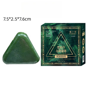 100g Natural Herbal Shampoo Soap Anti Hair Loss Oil Control Shampoo Bar Boost Hair Growth Repair Damaged Hair for Men Women Daily Use