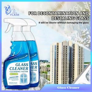 ⚡SG HOT SALE⚡500ml Glass Cleaner Window Bathroom Mirror Decontamination Descaling Cleaning Agent