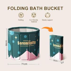 GiftDeal Portable Bathtub For Adults Folding Portable Large Capacity PVC Water Outdoor Indoor Room Adult Spa Bath Tub