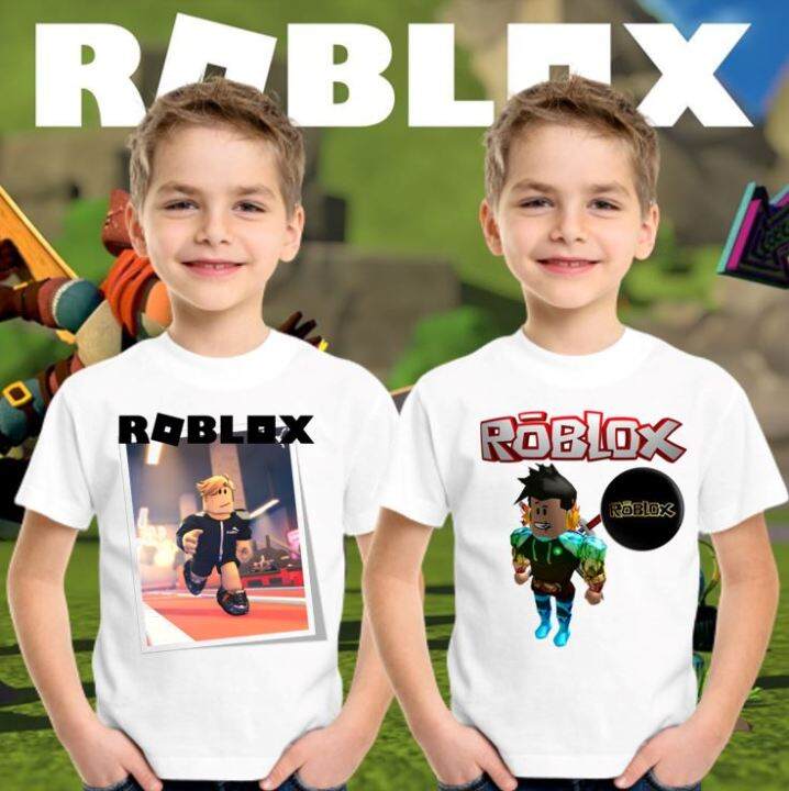 ROBLOX CHARACTER SHIRT FOR LITTLE BOY WHITE | Lazada PH