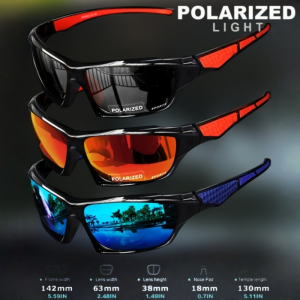 Mens and Womens Sports Polarized Sunglasses for Fishing Cycling UV Protection Outdoor Fashion Night Vision Sunglasses Fashion Sunglasses