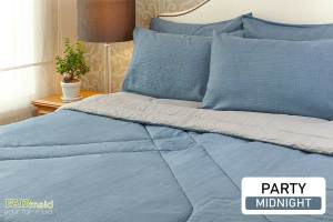 FAIRmaid ชุดเครื่องนอนยกเซ็ต ลาย Party ที่นอน 6 ฟุต / 5 ฟุต / 3.5 ฟุต (ผ้าปู ผ้านวมเย็บติด ปลอกหมอน ปลอกหมอนข้าง)