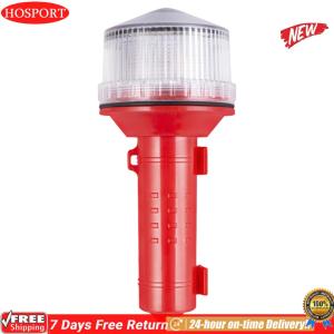 Solar Charging LED Marine Signal Light 65 Degree Anti-Fog Flashing Torch Light Portable Flashlight for Marine Navigation