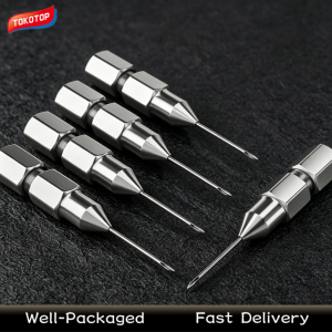 Grease Needle Nozzle Stainless Steel Flat Tip Dispenser Adaptor Lubrication Tool Accessory