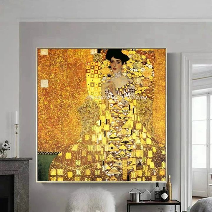 17ds 100% Handpaintied Reproduction Gustav Klimt Oil Painting on Canvas ...