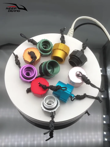 Diving Regulator Dust Plug Caps Attaching Rope Male Female Threaded Din Scubas Tanks Valves Dust Plug Protectors Caps