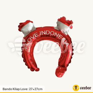 (50PC) Bendera merah putih/ Balon foil 17 agustusan/ dekorasi agustusan/ balon bendera