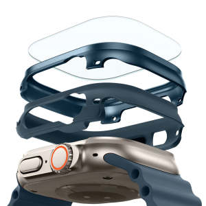 Case Titan kèm Kính Cường Lực Siêu Cứng ESR Armorite Protection Set Apple Watch Ultra/ Ultra 2 Chống Sốc Chuẩn Quân Đội