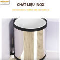 Thùng rác tròn gắn cánh tủ bếp dung tích 14 lít. 
