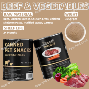 430g Dog Pure Natural Organic Wet Food Canned Food Goodest For Puppy Weight Gain Wet Food In can