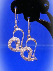 Warranty An Ori.Pure Silver 925 Female/Ladies Earring_High Class Design(Jamin Perak 925 Tulen Subang utk Budak/Gadis)保证真品925纯银耳环