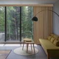 Graywind Fabric Vertical Blinds Custom Size Blackout Vertical Blind Free Wand Control Reversible Privacy Track Slats Set for Patio Sliding Glass Door Window (Light Grey). 