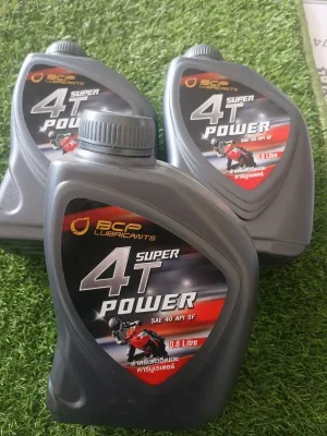 น้ำมันเครื่องบางจาก 4T SUPER POWER SAE40 0.8L 1 ชิ้น มอเตอร์ไซค์ Motorcycle