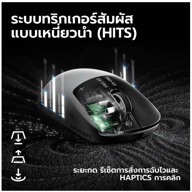 LOGITECH%20MOUSE%20WIRELESS%20PRO%20X%202%20SUPERSTRIKE%20LUNAR%20ECLIPSE(%E0%B9%80%E0%B8%A1%E0%B8%B2%E0%B8%AA%E0%B9%8C%E0%B9%84%E0%B8%A3%E0%B9%89%E0%B8%AA%E0%B8%B2%E0%B8%A2)%20-%20Image%204