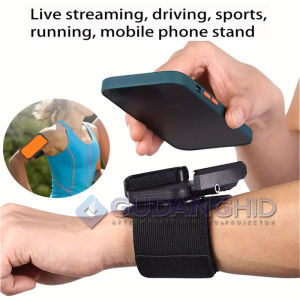 Phone Holder 360° Adjustable Sports Armband Wristband Holder HP Ojol 5-6.7 Inch